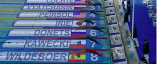 World Record – Men’s 200m Backstroke – Aaron Wells Peirsol(ｱｰﾛﾝﾋﾟｱｿﾙ)