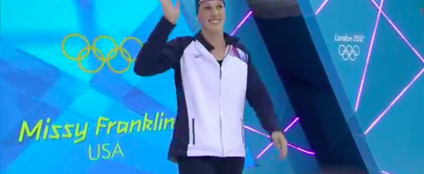 World Record – Women’s 200m Backstroke – Missy Franklin(ﾐｯｼｰﾌﾗﾝｸﾘﾝ)