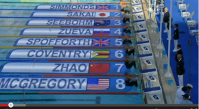 World Record – Women’s 100m Backstroke – Gemma Spofforth(ｼﾞｪﾏｽﾎﾟﾌｫｰｽ)