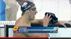 World Record – Men’s 400m Individual Medley – Michael Phelps(ﾏｲｹﾙﾌｪﾙﾌﾟｽ)